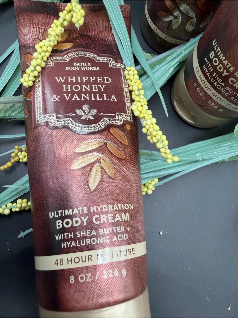 Bath & Body Works Whipped Honey & Vanilla Body Cream Trio- Brown